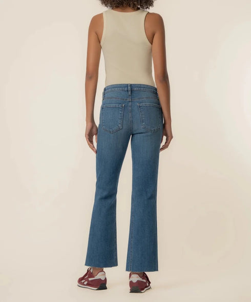 Kelsey High Rise Fab Ab Ankle Flare - KUT - Wonderful