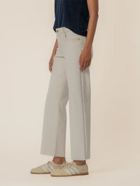 Charlotte High Rise Wide Leg with Raw Hem