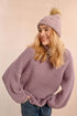 Ladies Knitted Hat - Molly Bracken - Mauve