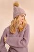 Ladies Knitted Hat - Molly Bracken - Mauve
