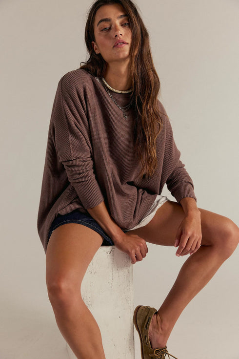 Latte Blues Solid Thermal - We The Free - Free People - Leafless Tree