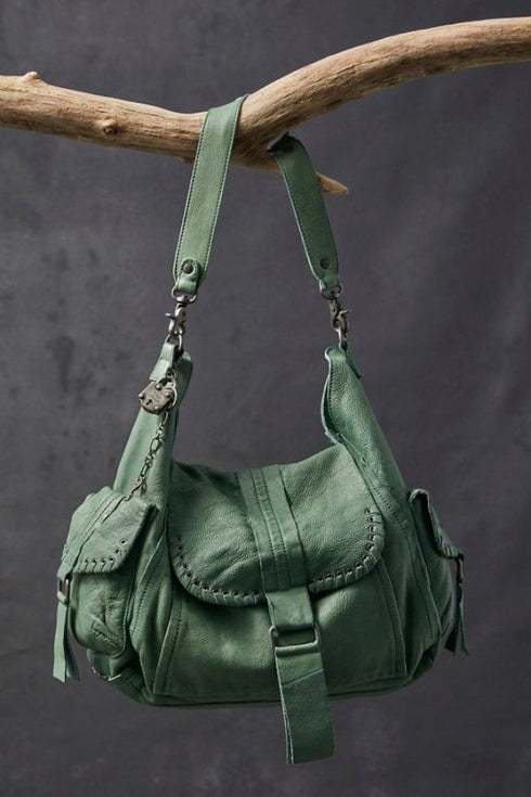 Leigh Distressed Hobo - We The Free - We The Free by Free People - Secret Sage