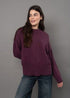 Lilla Long Sleeve Crew - RD Style - Grape Wine