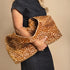 Lindsey Hair On Handcrafted Leather Tote Bag - Latico - Brown