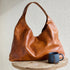 Lindsey Leather Tote Bag - Latico - Cognac