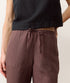 Linen Drawstring Pant - Marine Layer - Chocolate