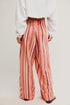 Days End Linen Striped Pull-On Pants