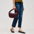 Lizbeth Woven Knot Clutch - Urban Expressions - Merlot
