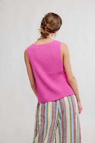 Lizzie Sweater Top - Free People - Island Flower