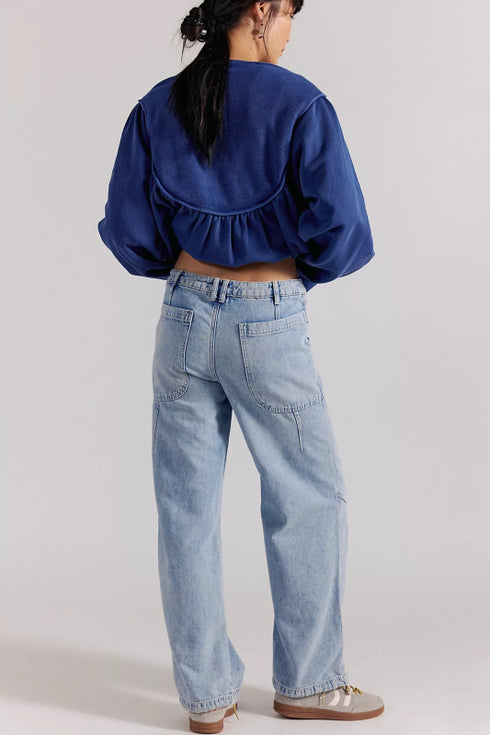 Love Language Pull - On Jean - We The Free - We The Free by Free People - No Drama