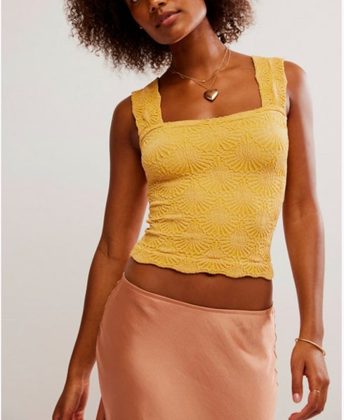 Love Letter Cami - Free People - Golden Latte