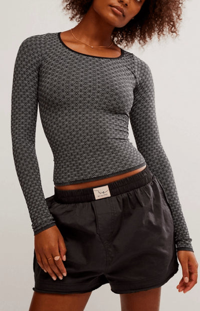 Love Letter Long Sleeve - Free People - Black