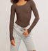 Love Letter Long Sleeve - Free People - Pinecone