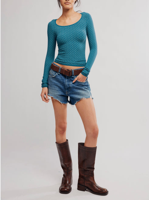 Love Letter Long Sleeve - Free People - Still Sea