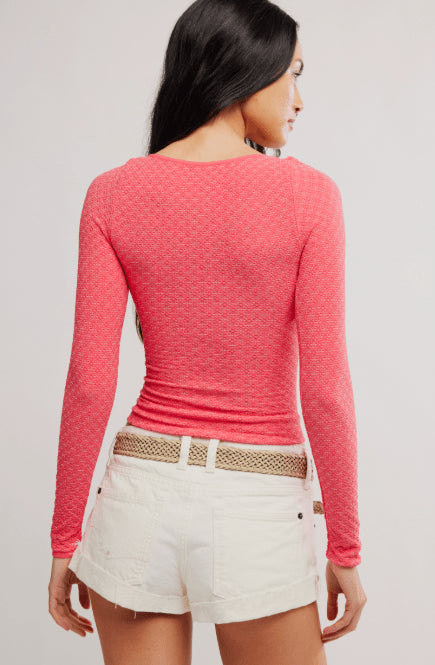 Love Letter Long Sleeve - Free People - Tart Berry