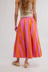 Lowen Stripe Midi Skirt
