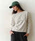 Luxe Sueded Mariner Tee - Marine Layer - Black Stripe