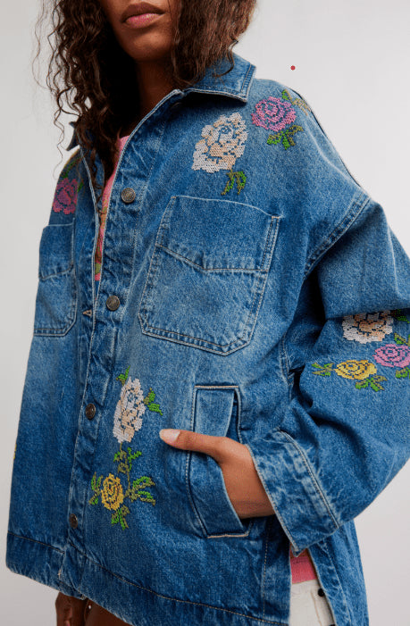 Madison City Embroidered - We The Free - Free People - Cowboy Romance