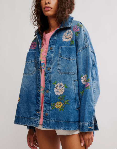 Madison City Embroidered - We The Free - Free People - Cowboy Romance