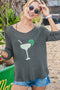 Margarita V - Neck Sweater - Wooden Ships - Bold Ink