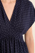 Mariah Polka Dot Midi - Molly Bracken - Navy Blue