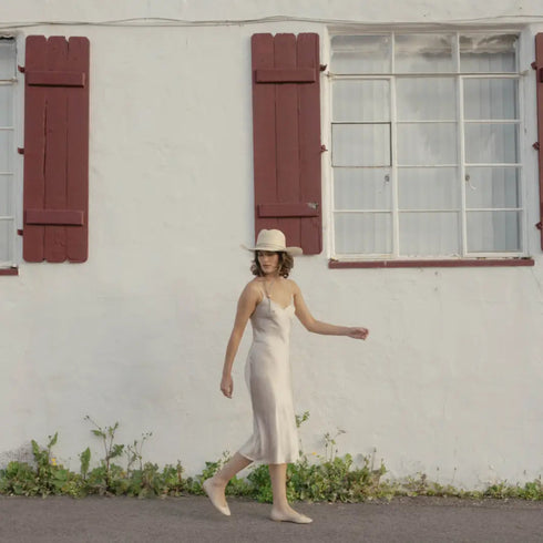 Metallic Cowboy Straw Hat - Fred & Co. - Straw