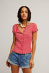 Most Wanted Striped Cardi - Free People - Red & White