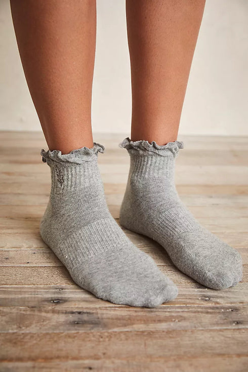 Movement Classic Ruffle Socks - Free People - Grey