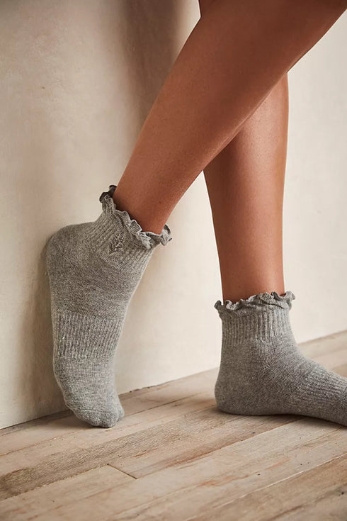 Movement Classic Ruffle Socks - Free People - Grey
