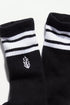 Movement Logo Stripe Tube Socks - Free People - Black