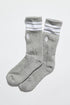 Movement Logo Stripe Tube Socks - Free People - Heather Grey