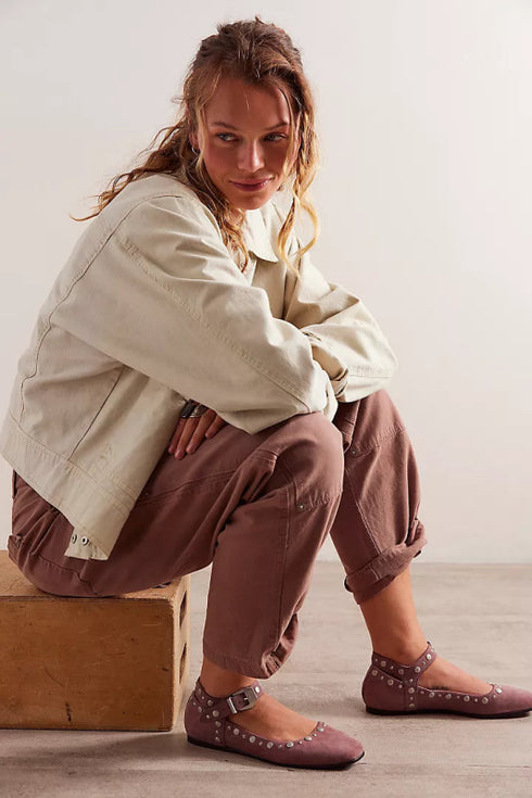 Mystic Mary Jane Flat - Free People - Mauve