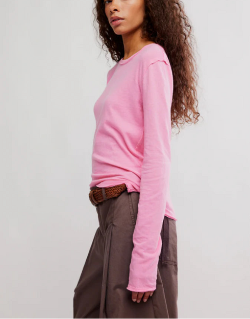 Nova Long Sleeve - We The Free - We The Free by Free People - Pink Carnation