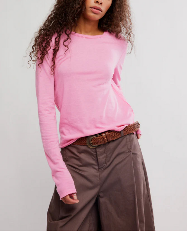 Nova Long Sleeve - We The Free - We The Free by Free People - Pink Carnation