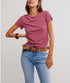 Nova Tee by We The Free - We The Free by Free People - Crushed Berry