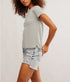 Nova Tee by We The Free - We The Free by Free People - Greyhound