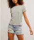Nova Tee by We The Free - We The Free by Free People - Greyhound