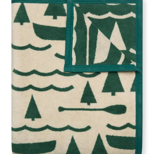 On The Lake Blanket - ChappyWrap - Green