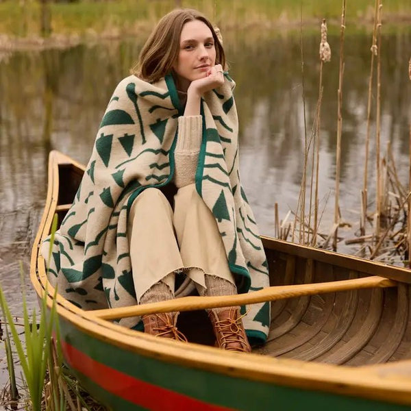 On The Lake Blanket - ChappyWrap - Green