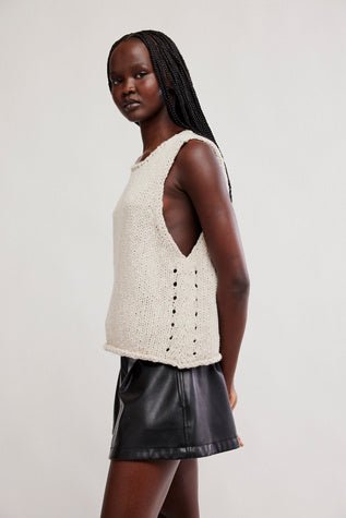 Opal Knit Tank - Free People - Tea