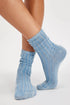 Overdyed Trouser Socks - Free People - Indigo