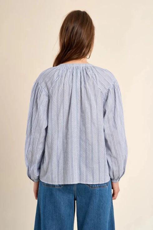 Peasant Top - Molly Bracken - Blue