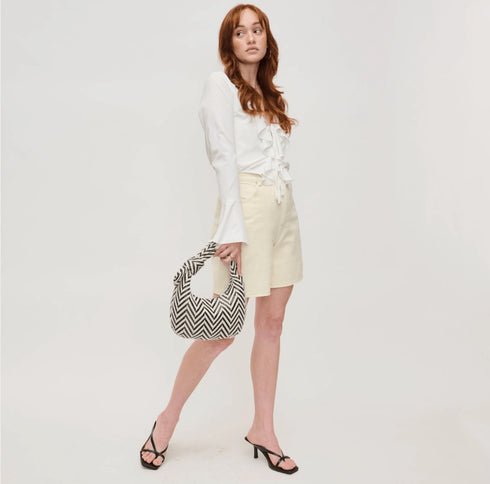 Penny Clutch - Urban Expressions - Black/White