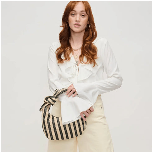 Penny Clutch - Urban Expressions - Black/White