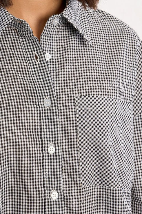 Picnic Button - Up - Molly Bracken - Black