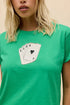 Playing Cards Tee - Daydreamer - Lucky Green