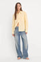 Poplin Classic Boxy Shirt - Good American - Butterbeam Stripe