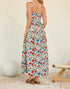 Poppy Print Maxi Dress - Fred & Co. - Blue - Red