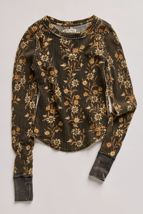 Pretty Little Thermal - We The Free - We The Free by Free People - Black Combo Folk Vine