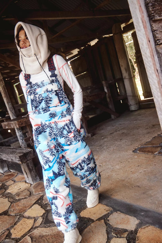 Printed Hit The Slopes Salopette - FP Movement - FP Movement - Alpine Combo